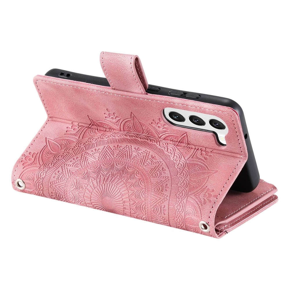 Samsung Galaxy S23 Wallet/Purse Mandala Pink