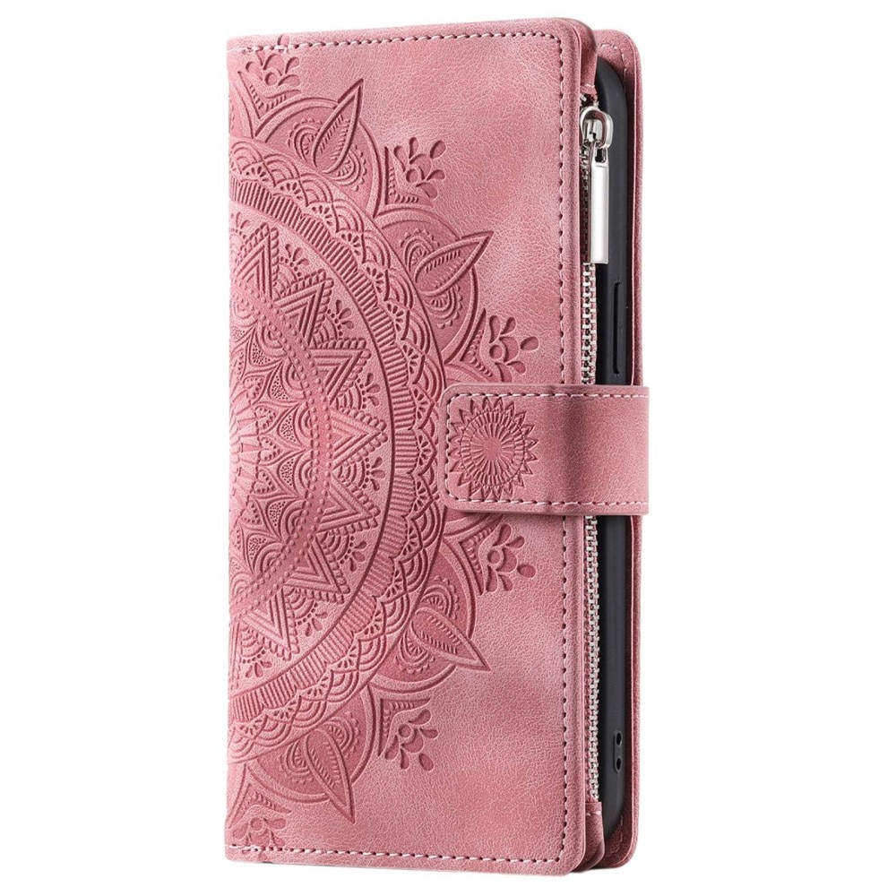Samsung Galaxy S23 Wallet/Purse Mandala Pink