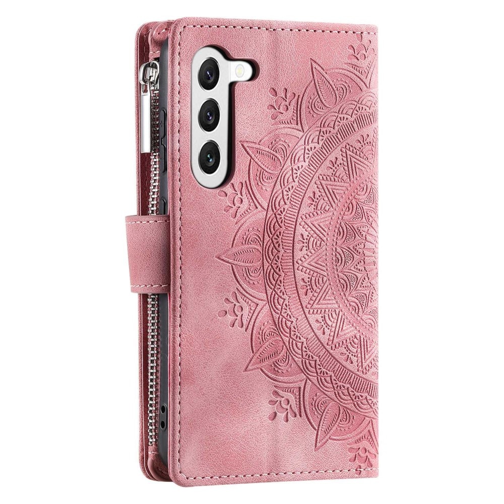 Samsung Galaxy S23 Wallet/Purse Mandala Pink