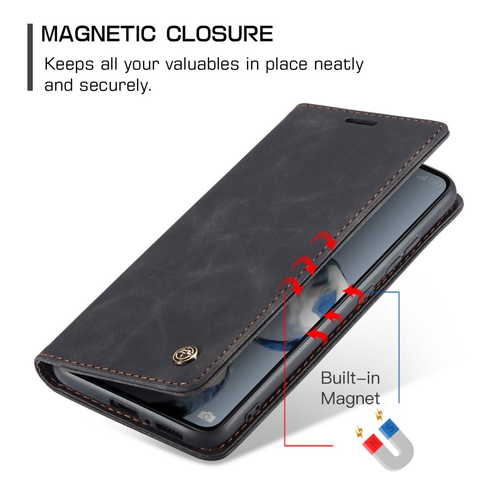 Xiaomi 12T/12T Slim Wallet Case black