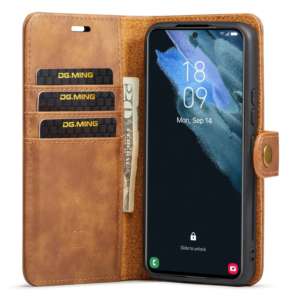 Samsung Galaxy S23 Magnet Wallet Cognac