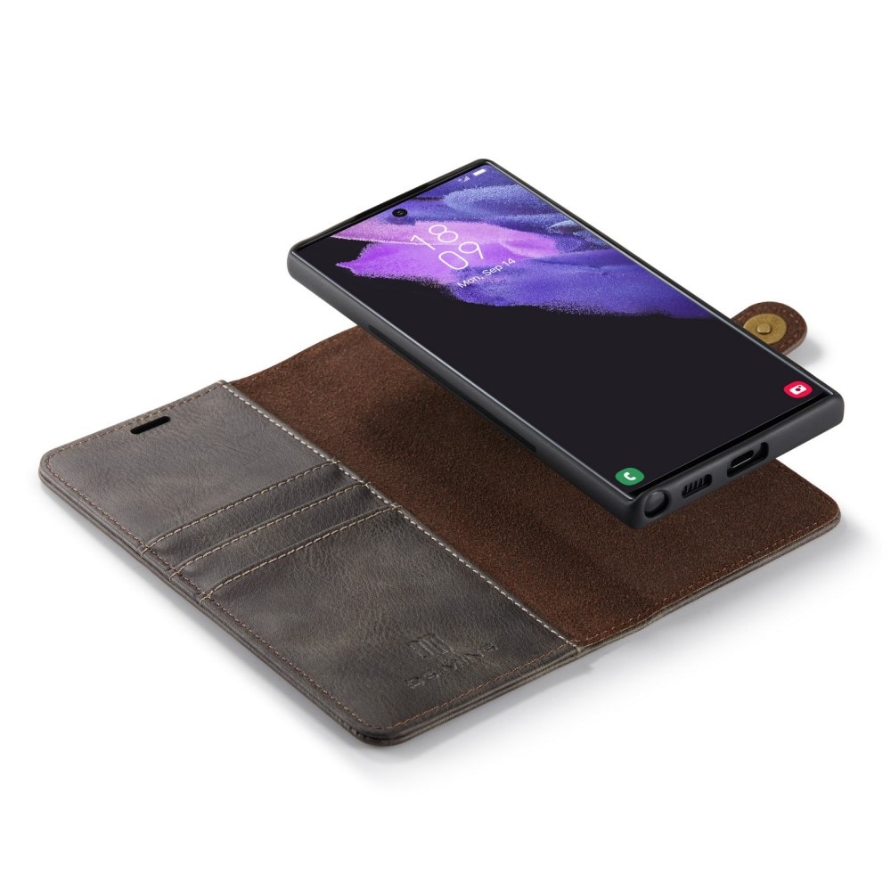 Samsung Galaxy S23 Ultra Magnet Wallet Brown