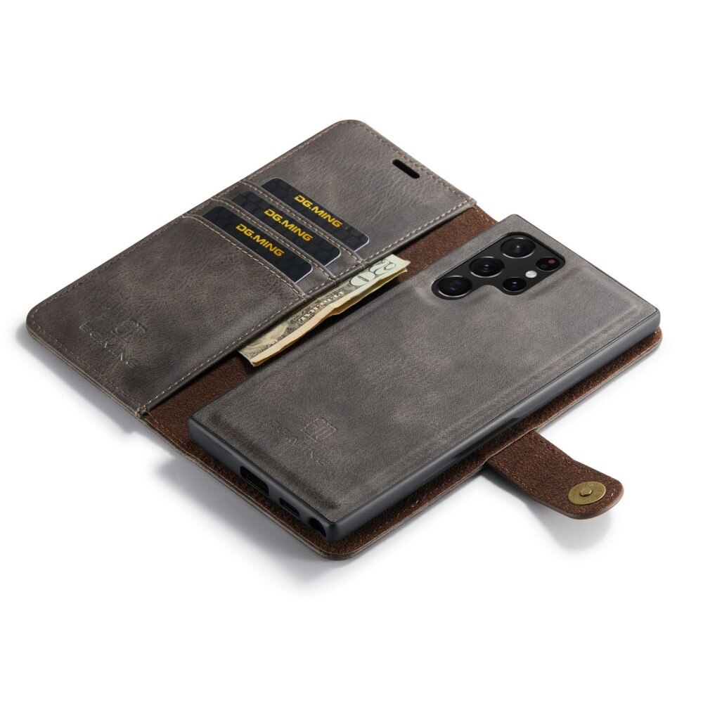 Samsung Galaxy S23 Ultra Magnet Wallet Brown