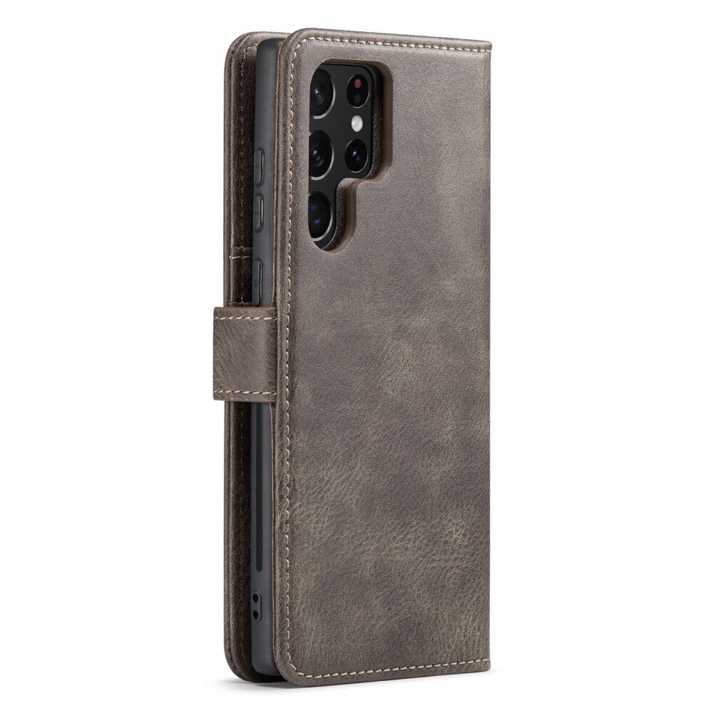 Samsung Galaxy S23 Ultra Magnet Wallet Brown