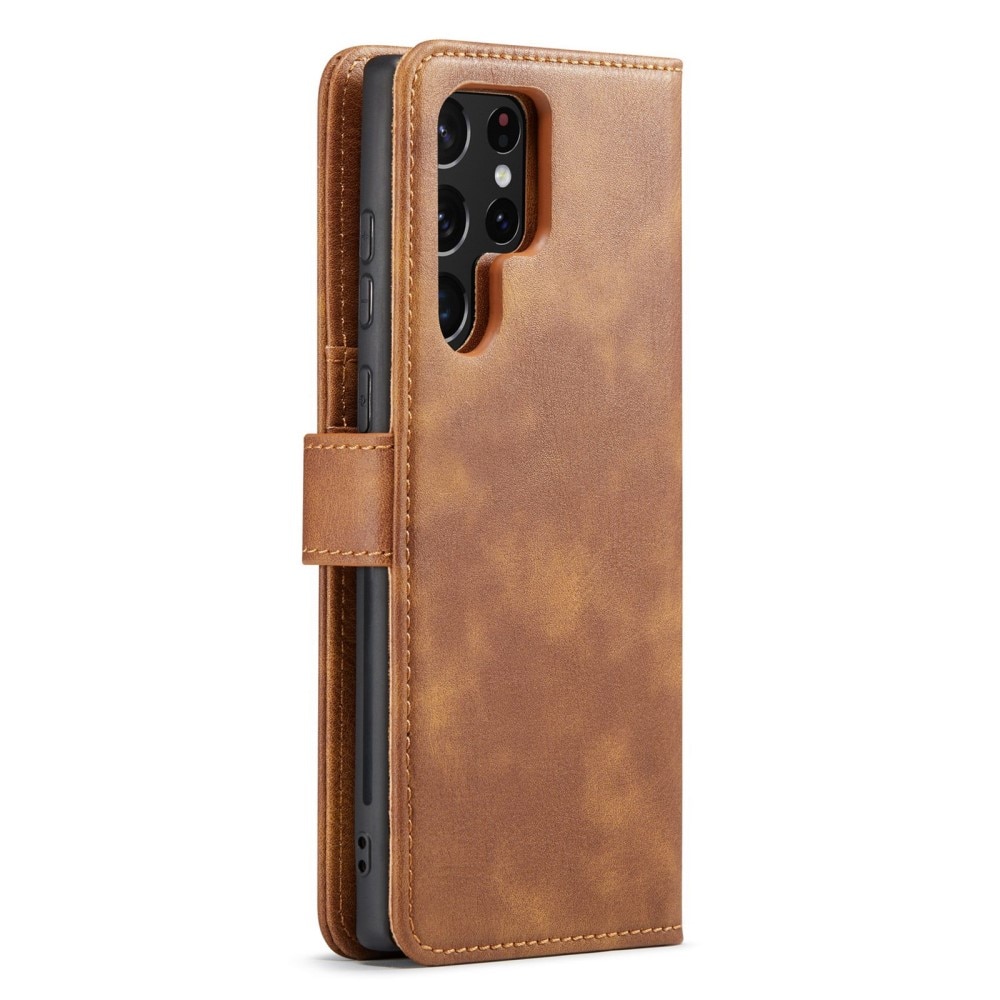 Samsung Galaxy S23 Ultra Magnet Wallet Cognac