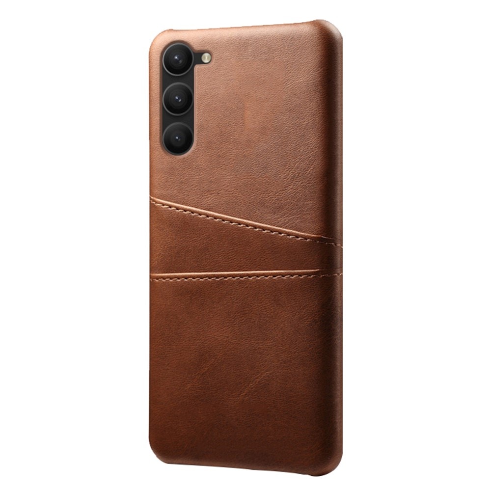 Samsung Galaxy S23 Card Slots Case Brown