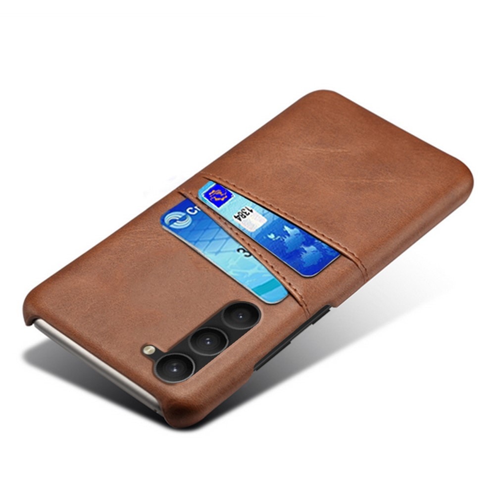 Samsung Galaxy S23 Card Slots Case Brown