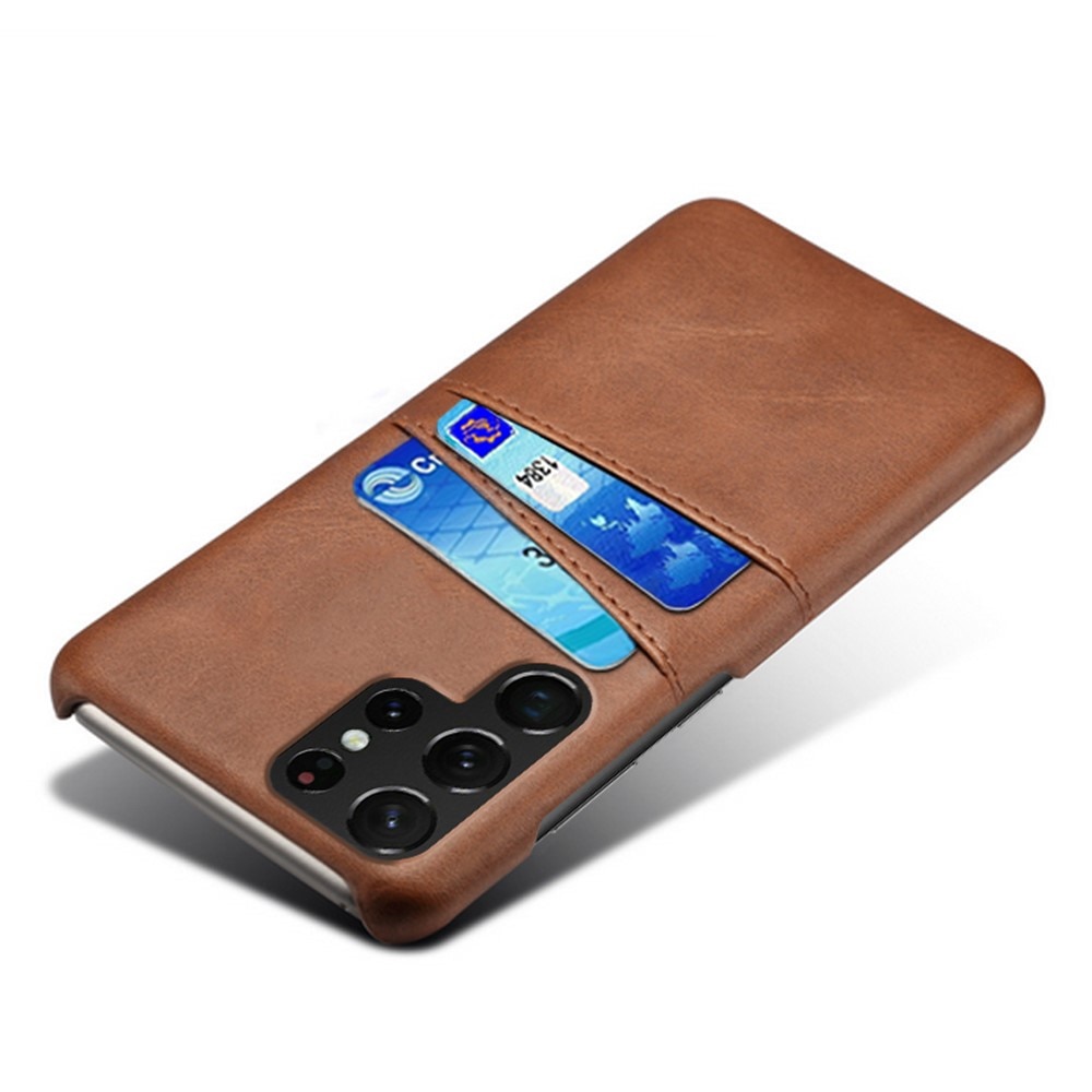 Samsung Galaxy S23 Ultra Card Slots Case Brown