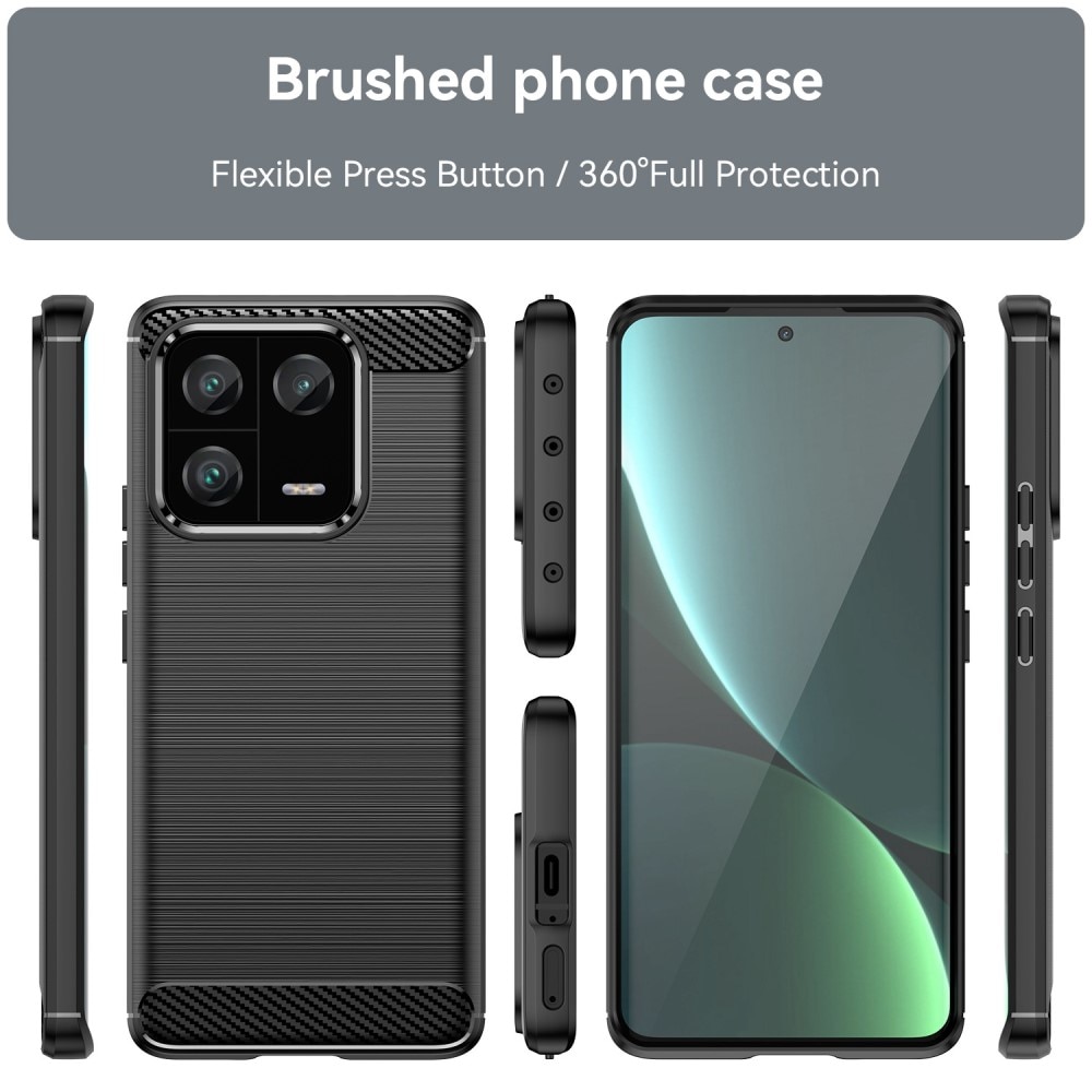 Xiaomi 13 Pro Brushed TPU Case Black