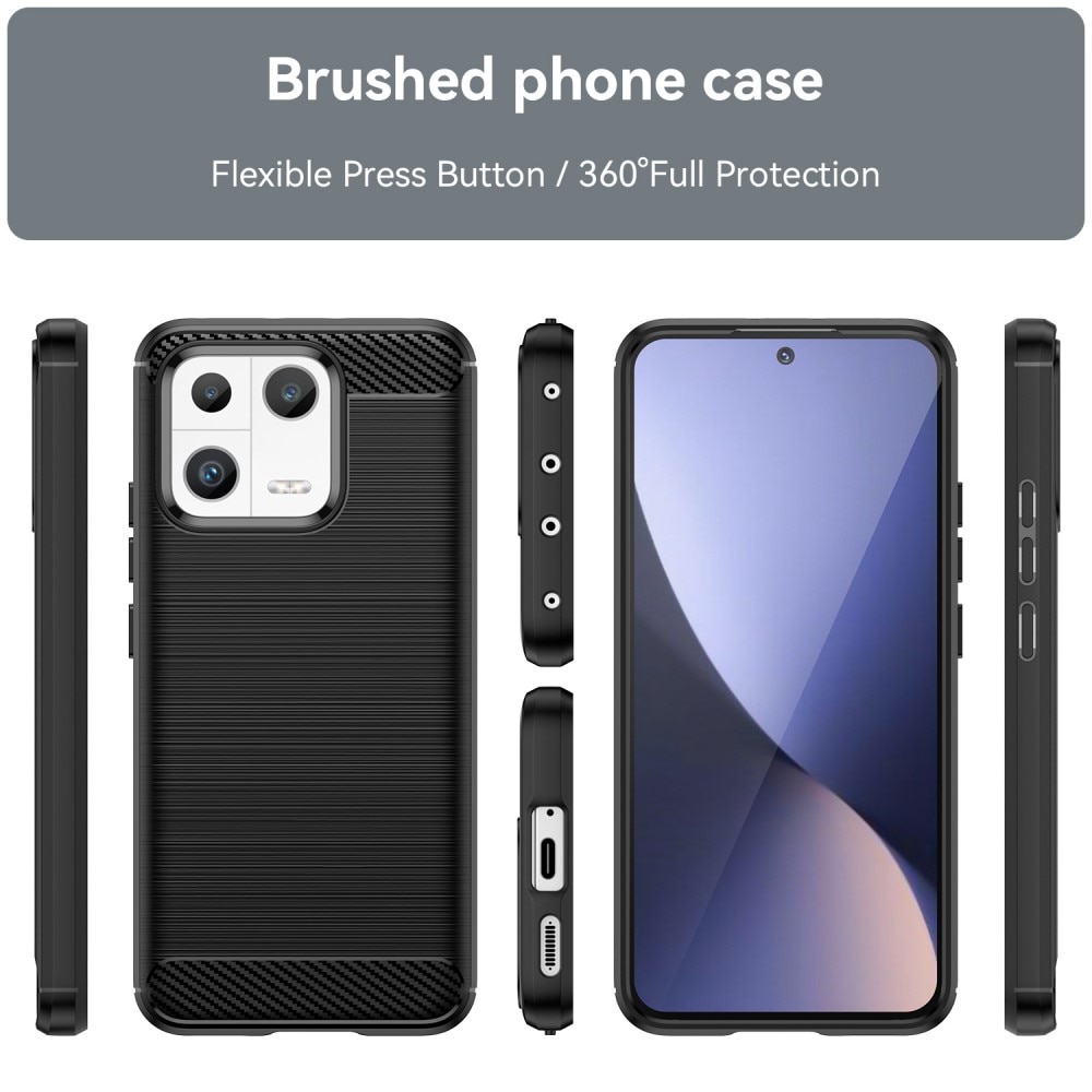 Xiaomi 13 Brushed TPU Case Black