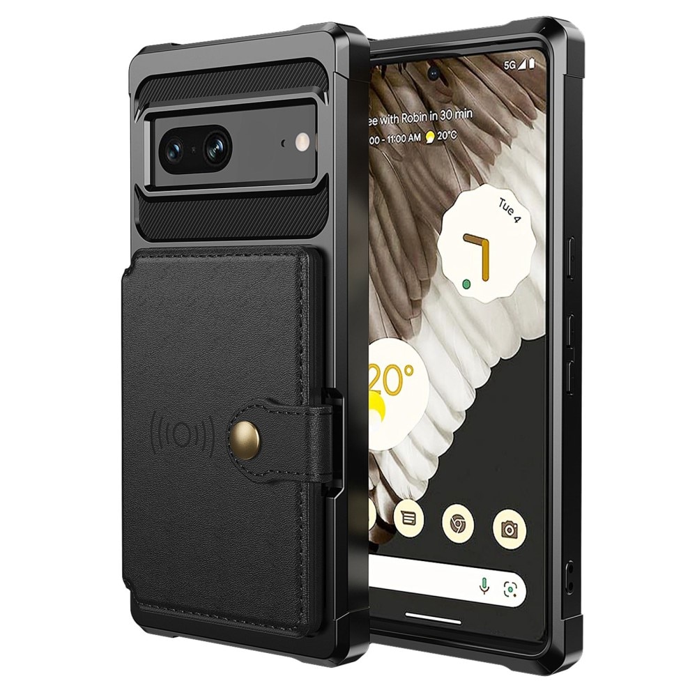 Google Pixel 7 Tough Multi-slot Case Black