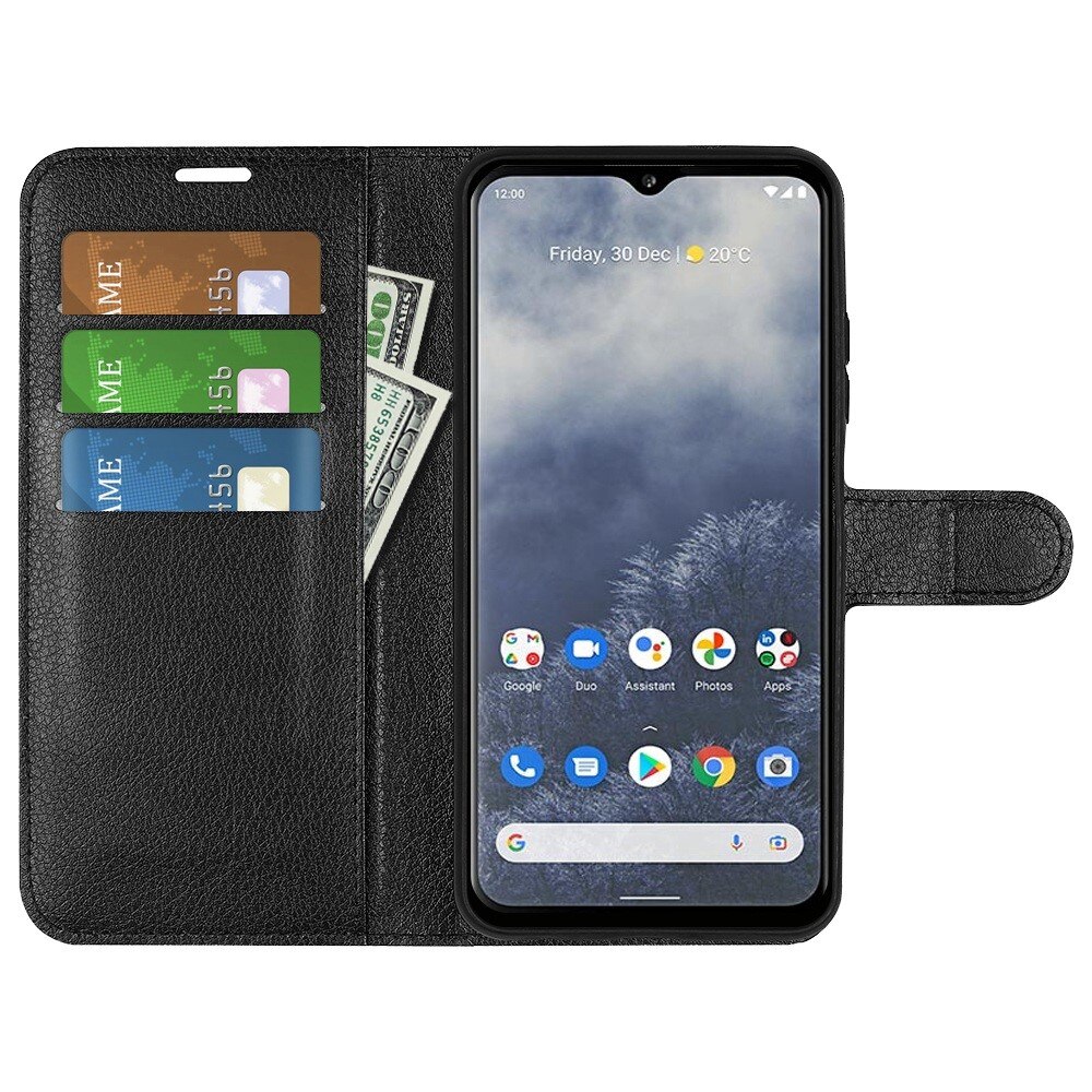  Nokia G60 Wallet Book Cover Black