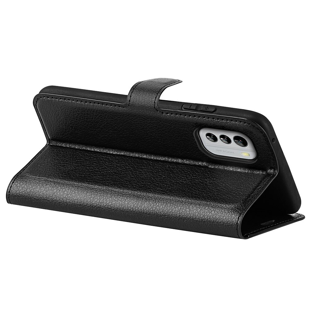 Nokia G60 Wallet Book Cover Black