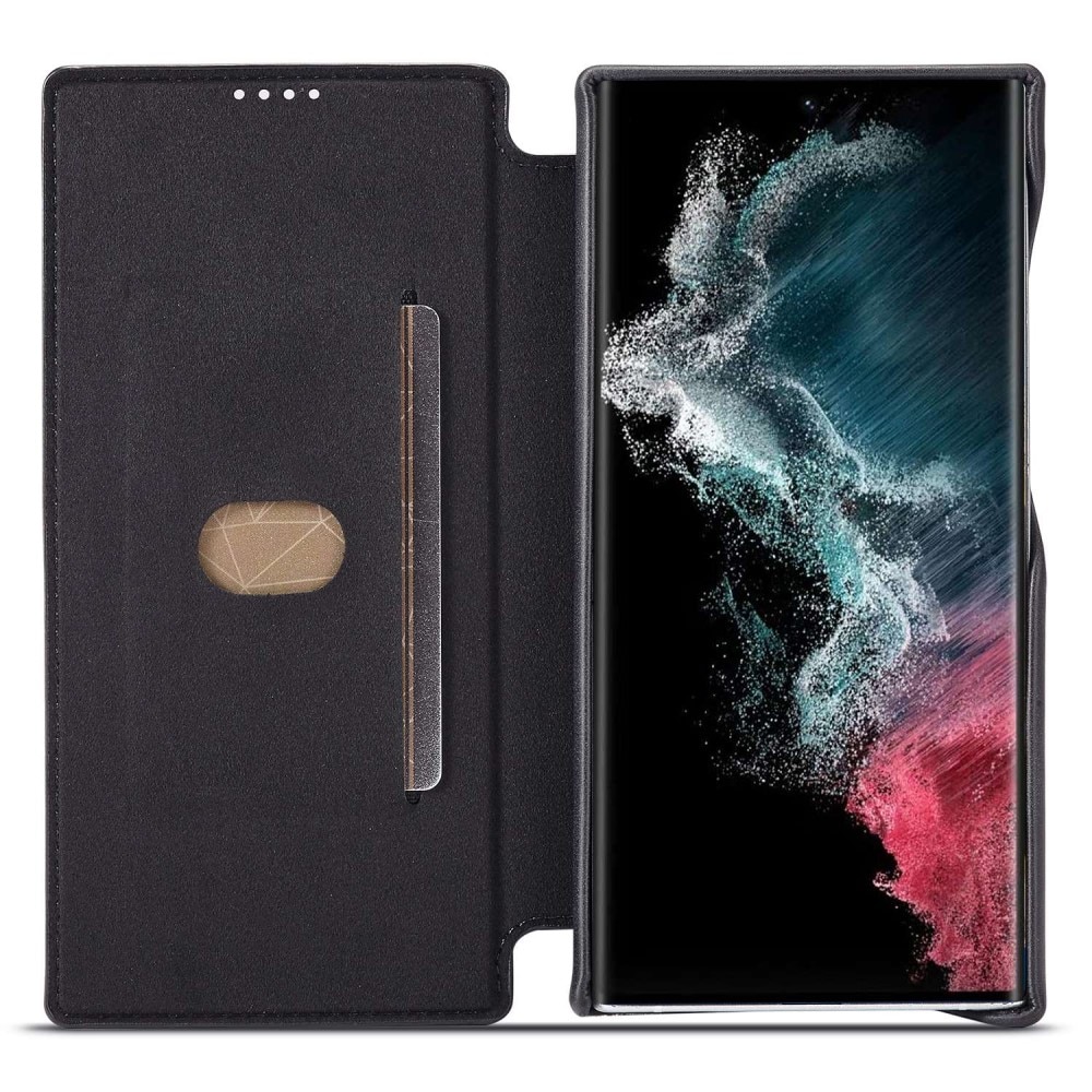 Samsung Galaxy S23 Ultra Slim Wallet Case Black