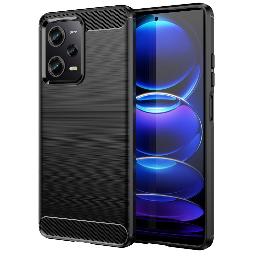 Xiaomi Redmi Note 12 Pro 5G Brushed TPU Case Black