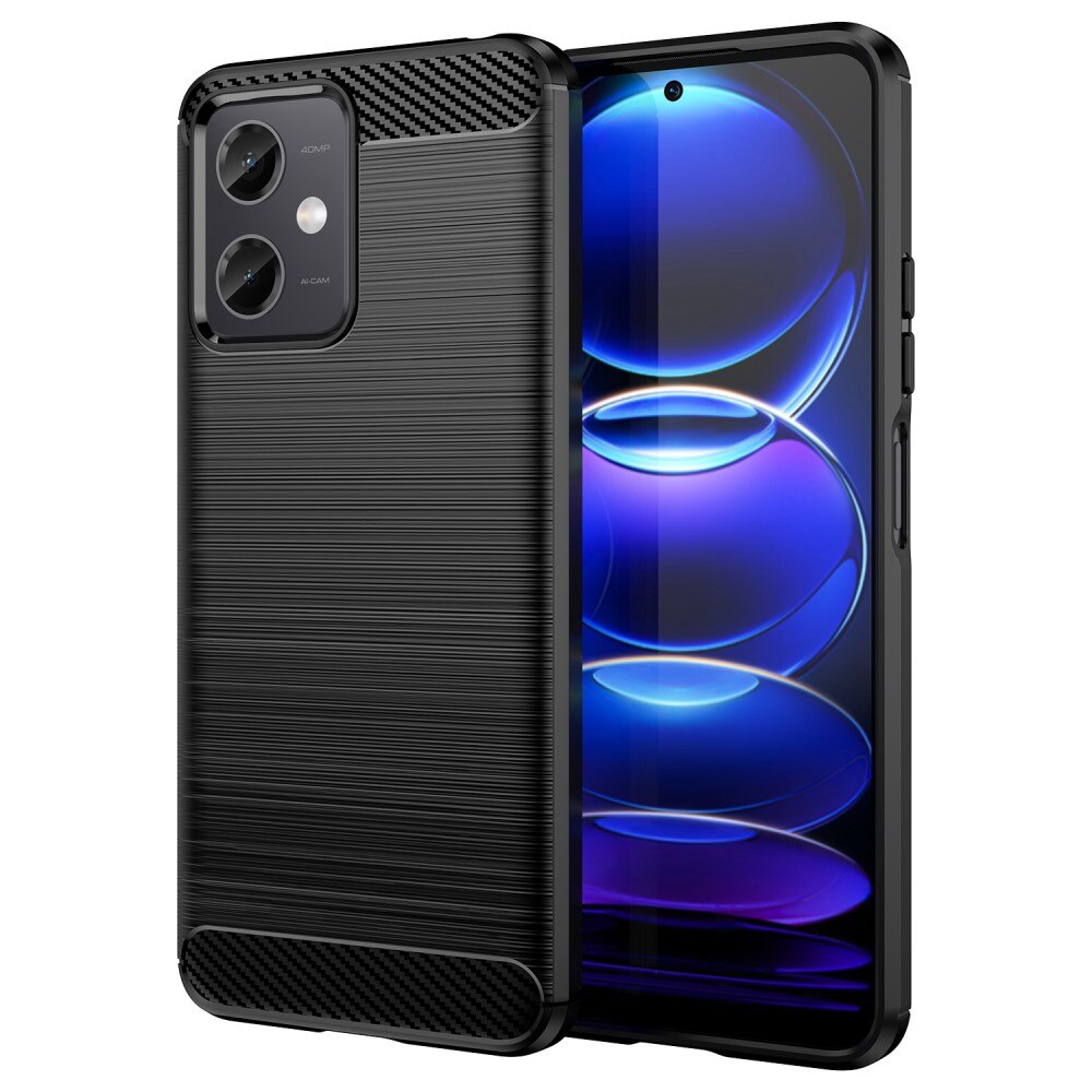 Xiaomi Redmi Note 12 Brushed TPU Case Black