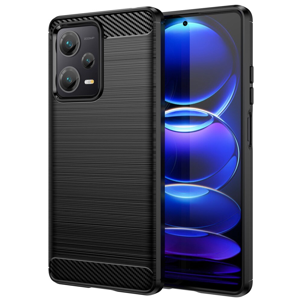 Xiaomi Redmi Note 12 Pro Plus Brushed TPU Case Black