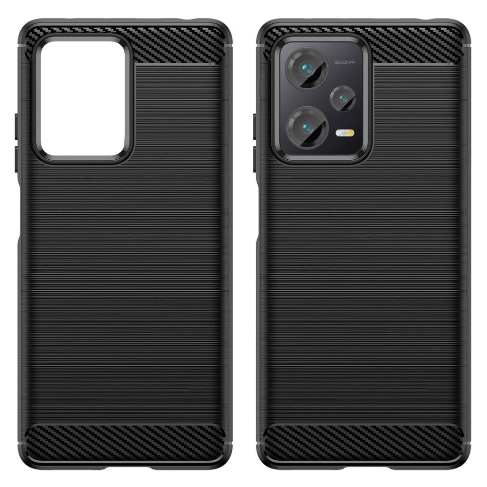 Xiaomi Redmi Note 12 Pro Plus Brushed TPU Case Black