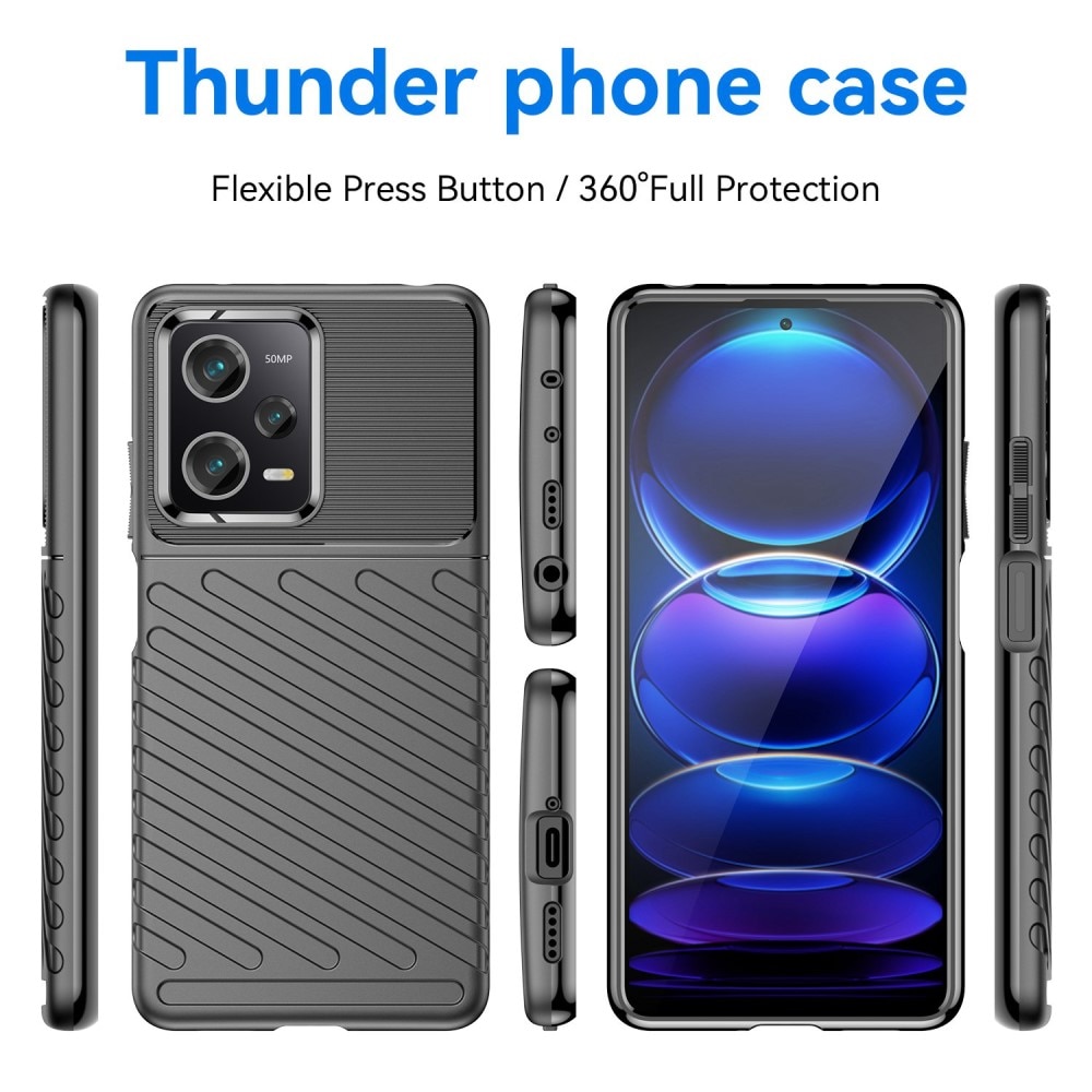 Xiaomi Redmi Note 12 Pro 5G Thunder TPU Case Black