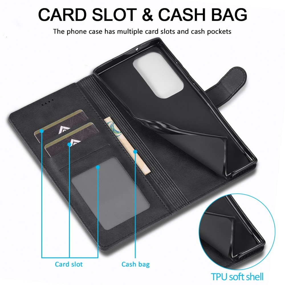 Samsung Galaxy S23 Ultra Wallet Case Black