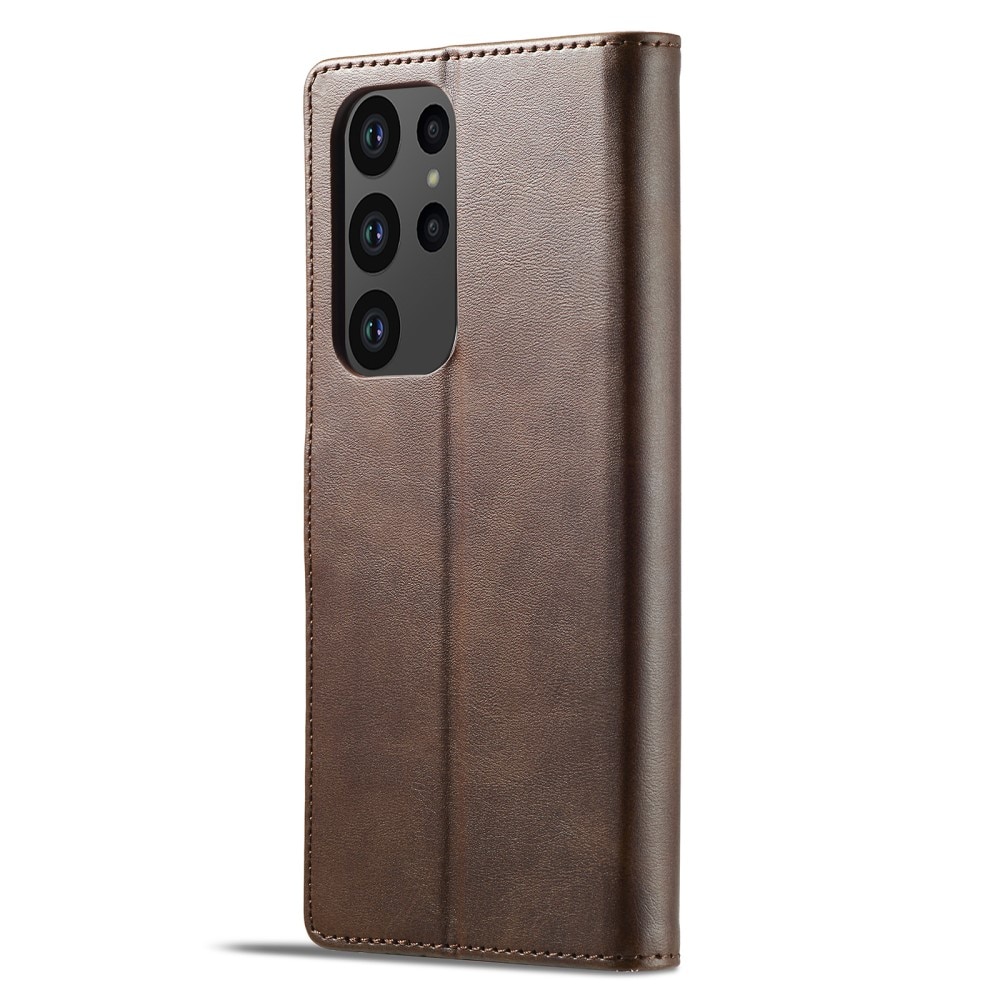 Samsung Galaxy S23 Ultra Wallet Case Brown