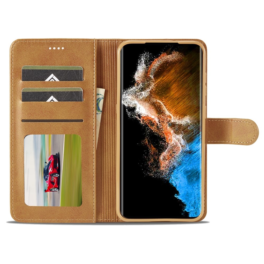 Samsung Galaxy S23 Wallet Case Cognac