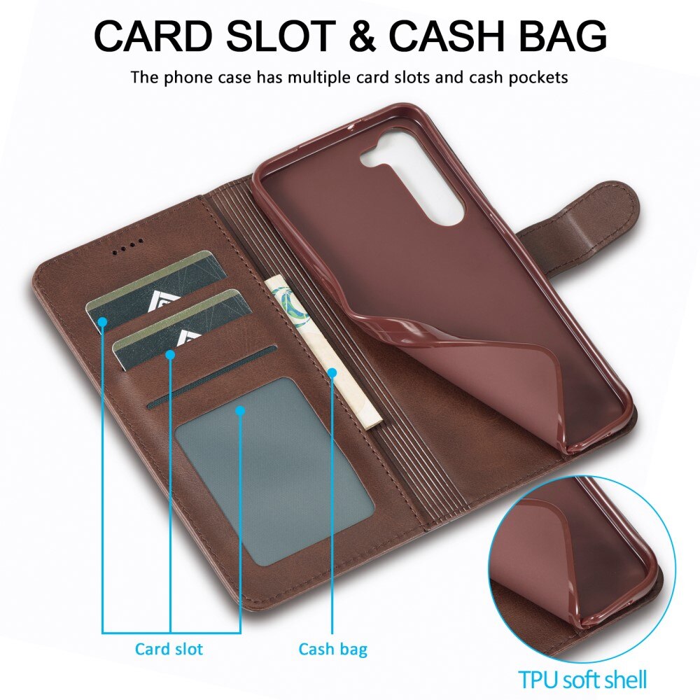 Samsung Galaxy S23 Wallet Case Brown