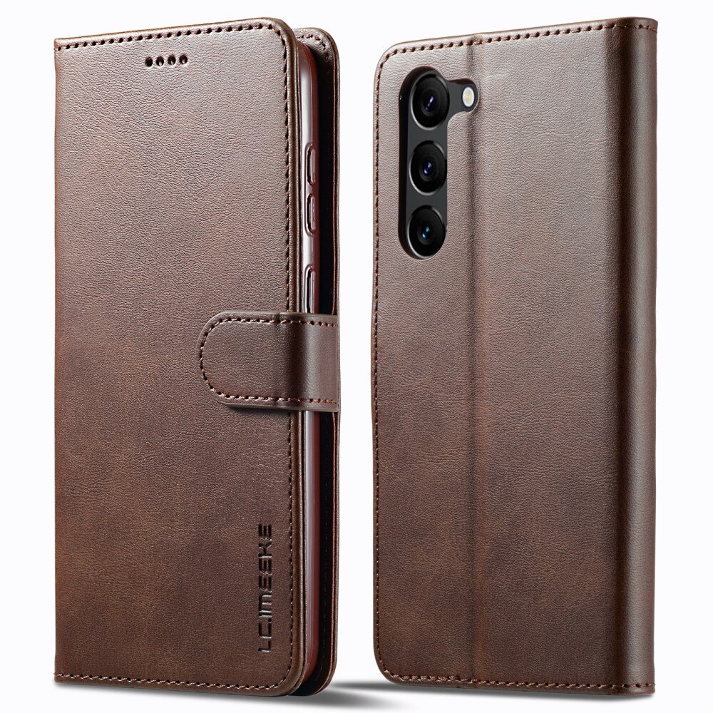 Samsung Galaxy S23 Wallet Case Brown