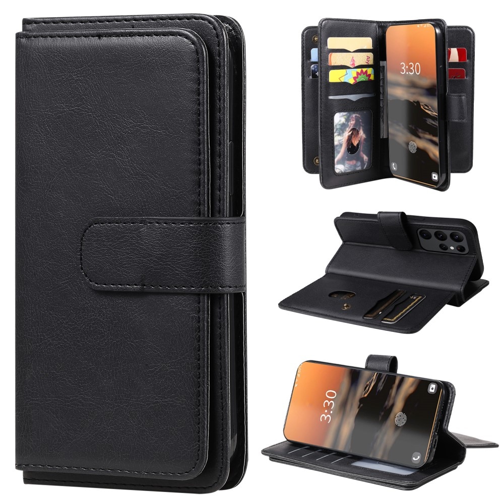 Samsung Galaxy S23 Ultra Wallet Cover Multi-slot Black