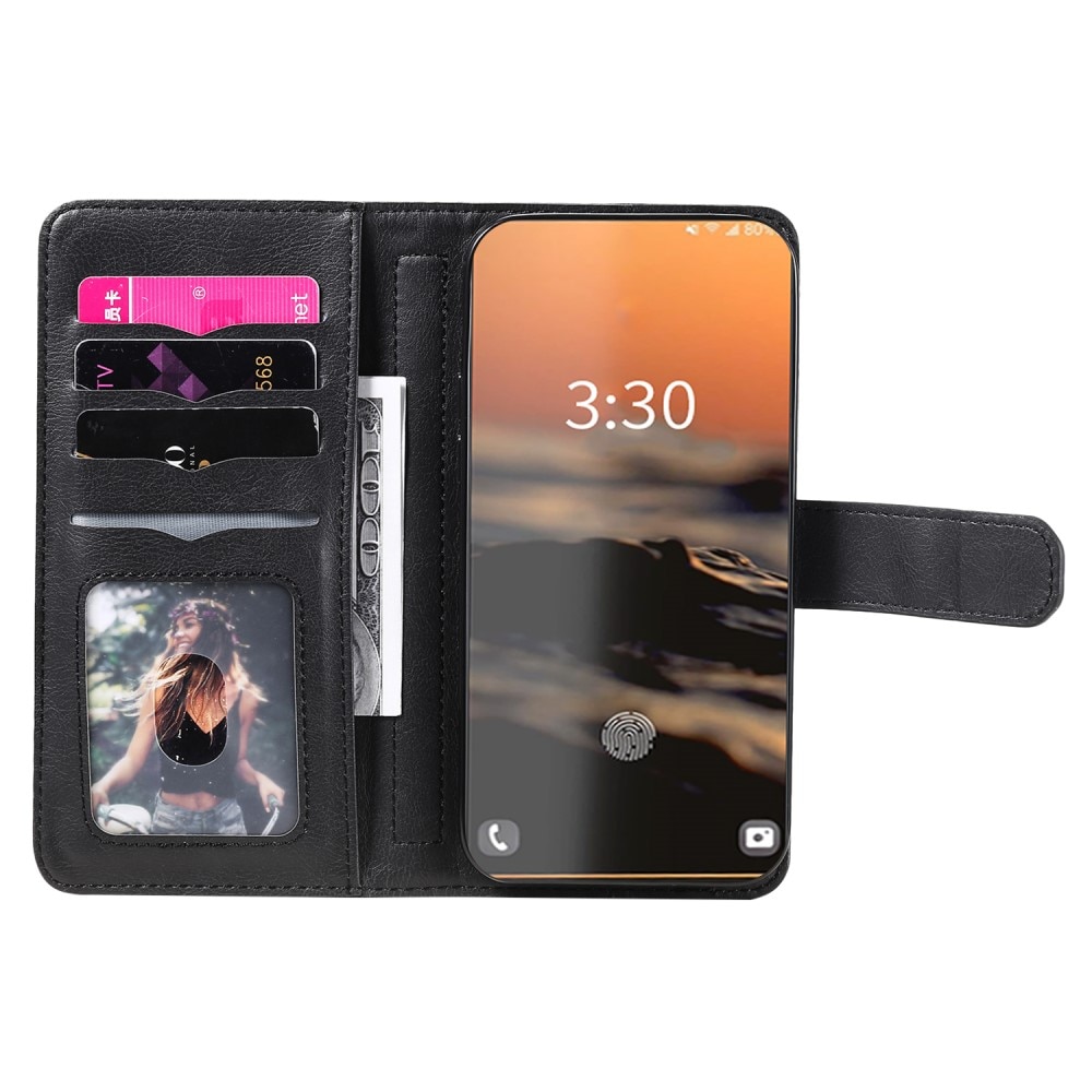 Samsung Galaxy S23 Ultra Wallet Cover Multi-slot Black