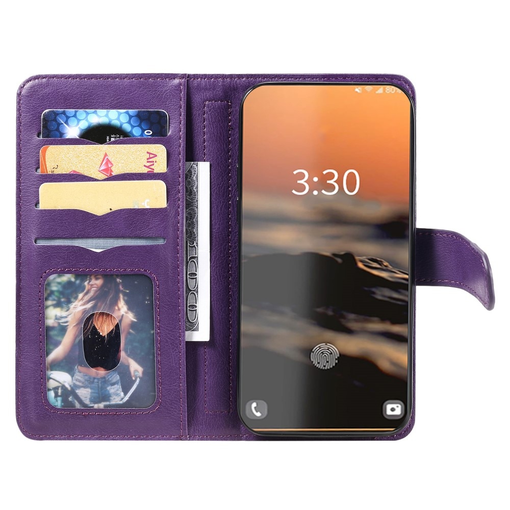 Samsung Galaxy S23 Ultra Wallet Cover Multi-slot Purple