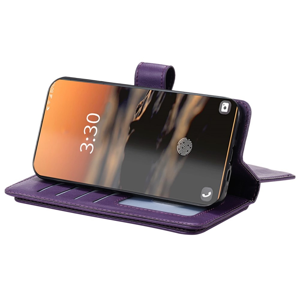 Samsung Galaxy S23 Ultra Wallet Cover Multi-slot Purple