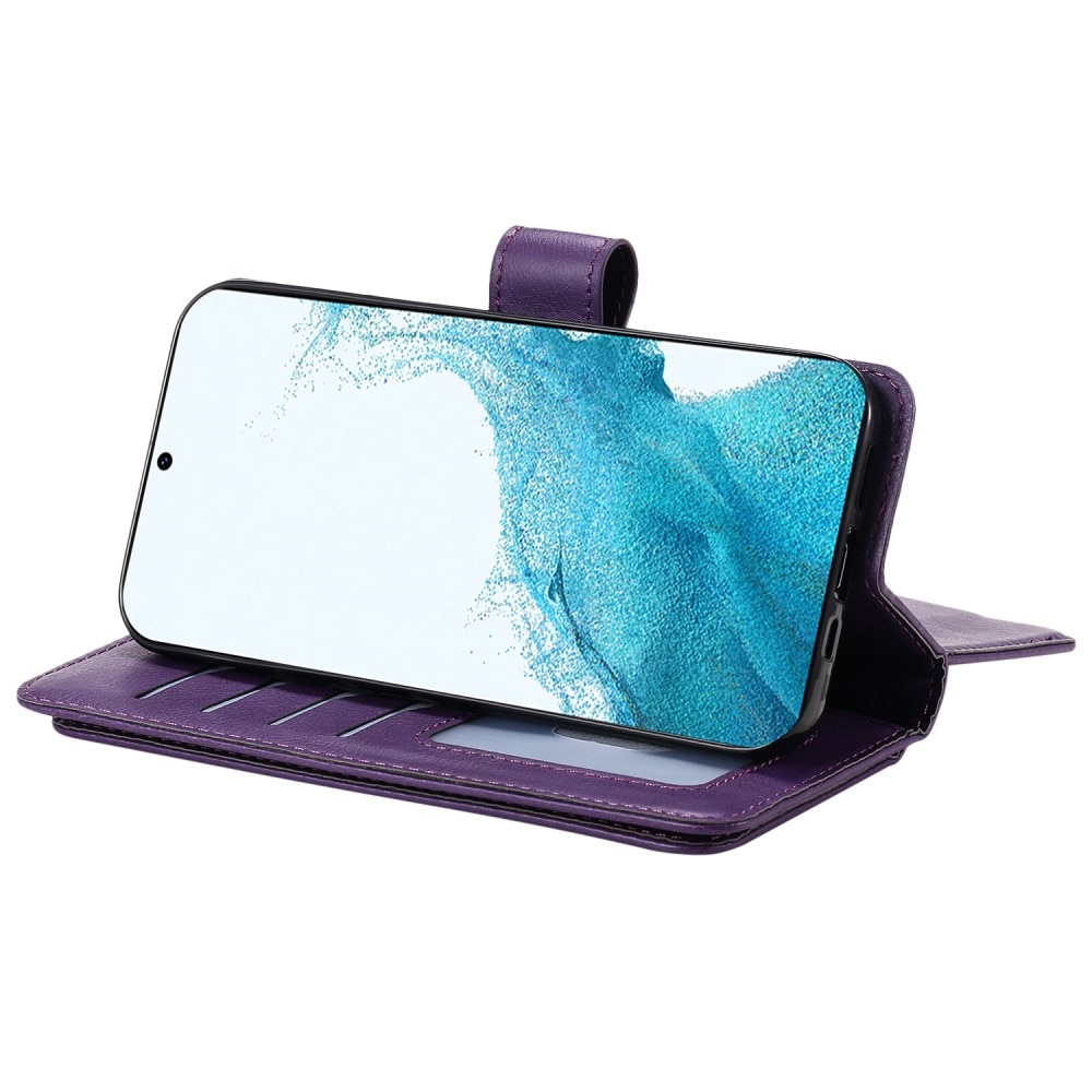 Samsung Galaxy S23 Wallet Cover Multi-slot Purple