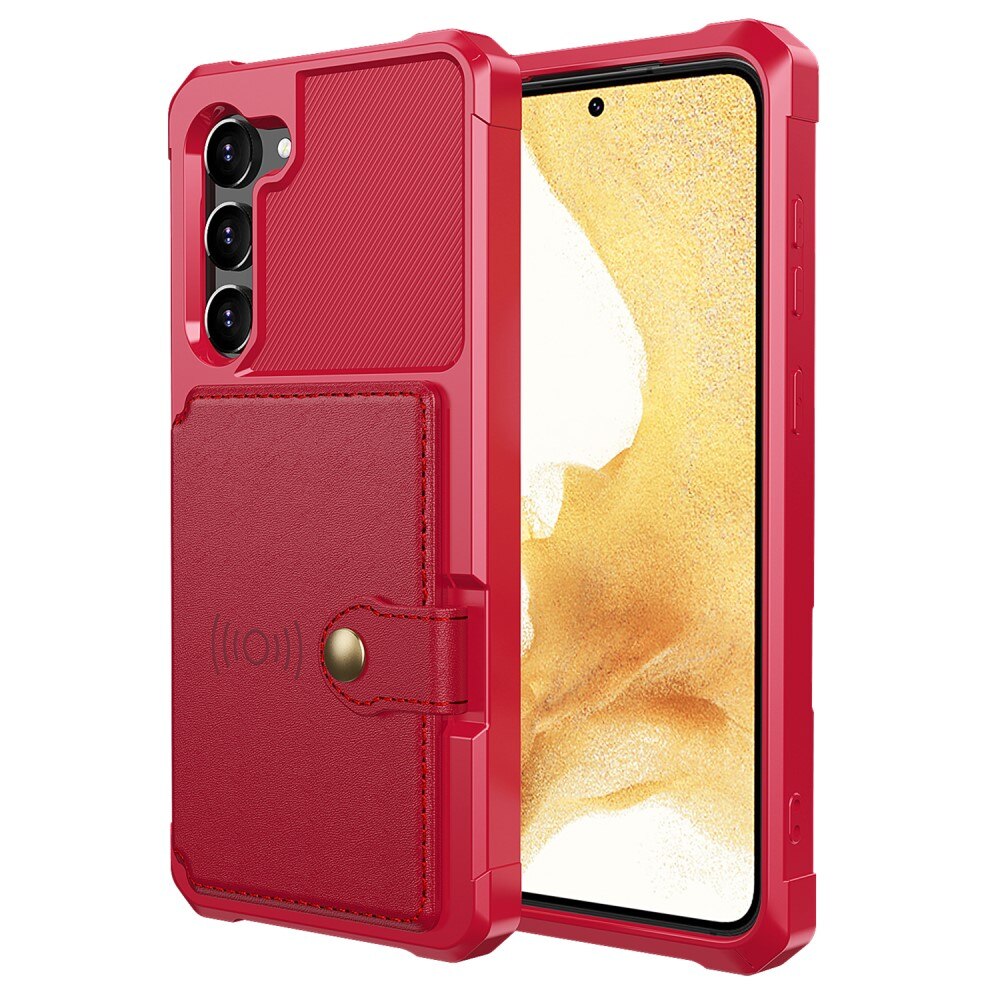 Samsung Galaxy S23 Tough Multi-slot Case Red