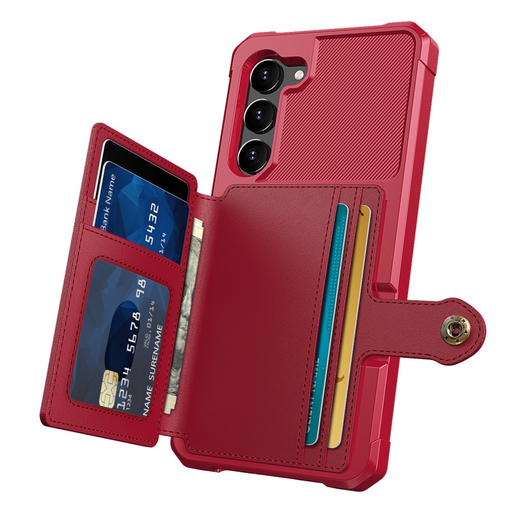 Samsung Galaxy S23 Tough Multi-slot Case Red