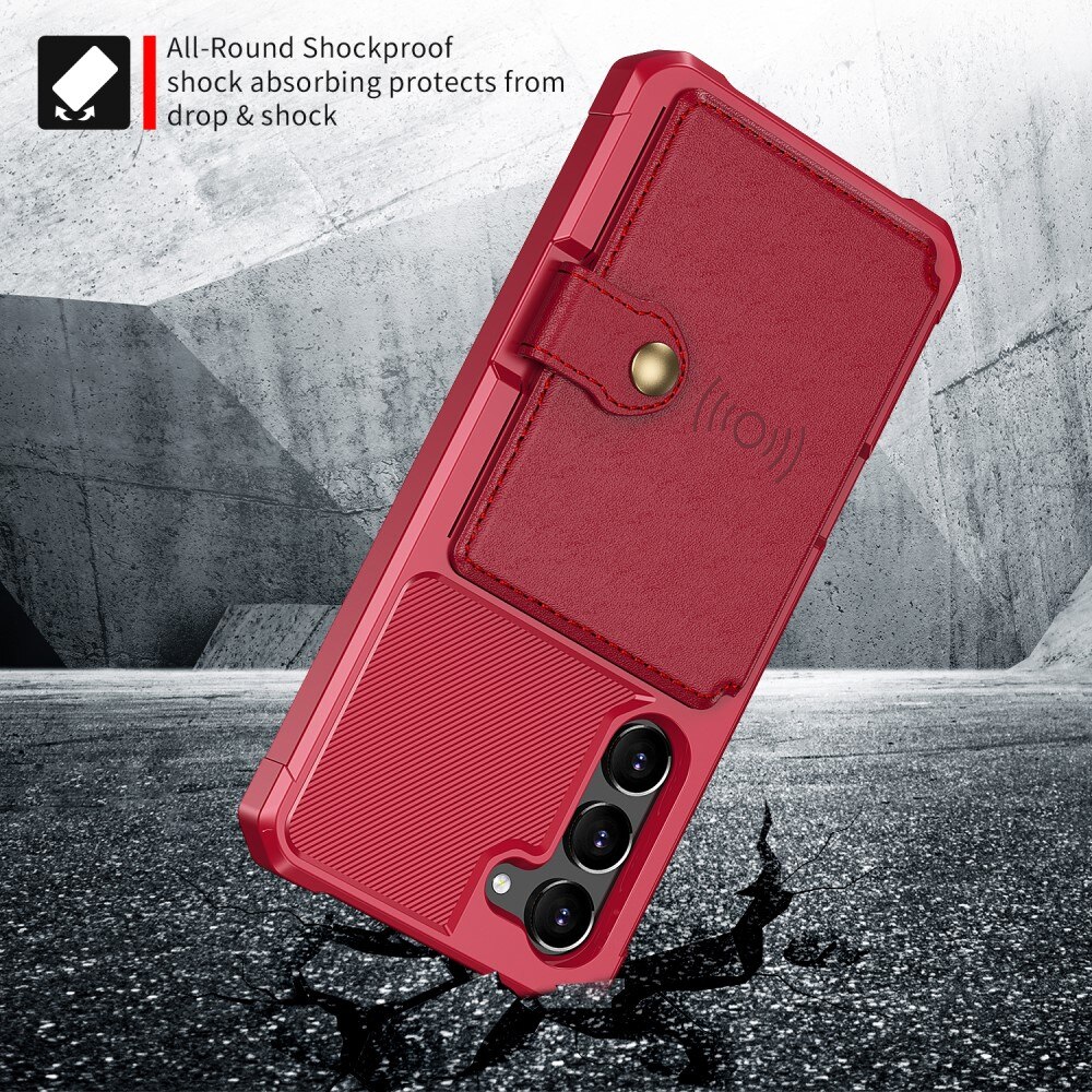 Samsung Galaxy S23 Tough Multi-slot Case Red