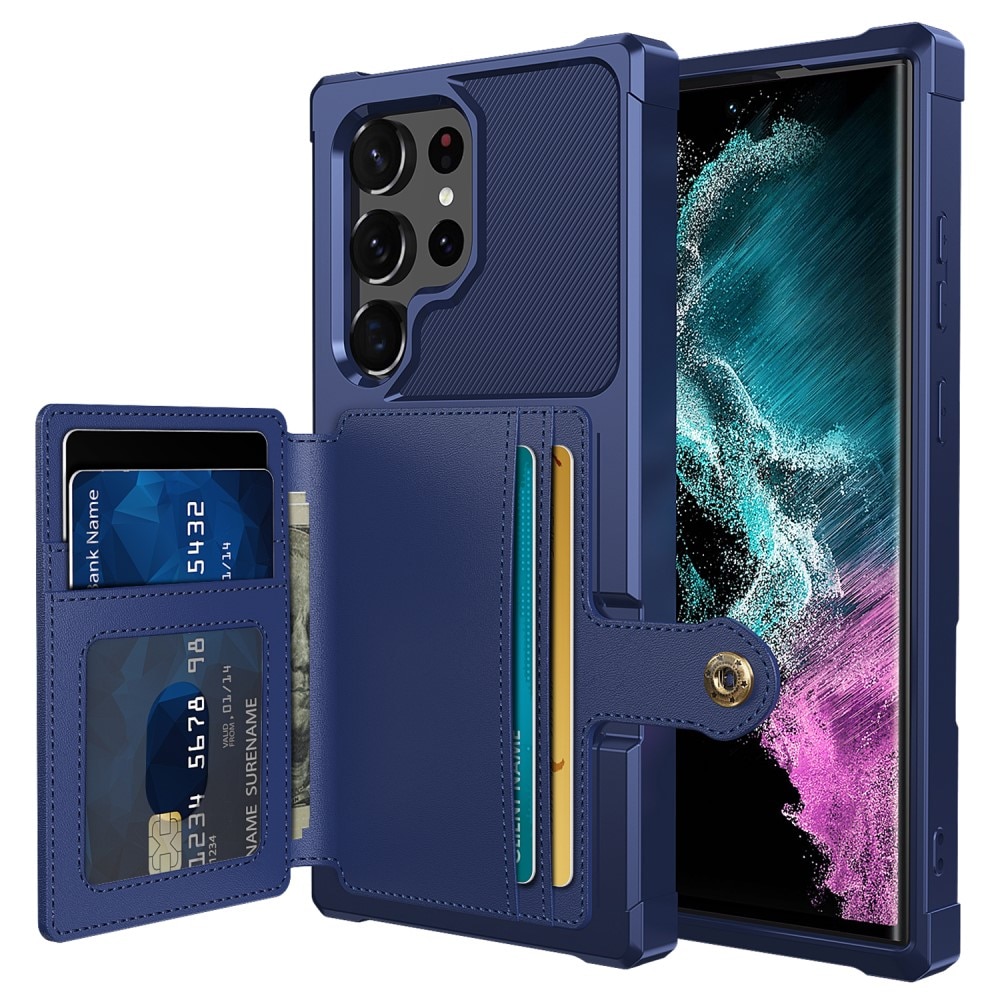 Samsung Galaxy S23 Ultra Tough Multi-slot Case Blue