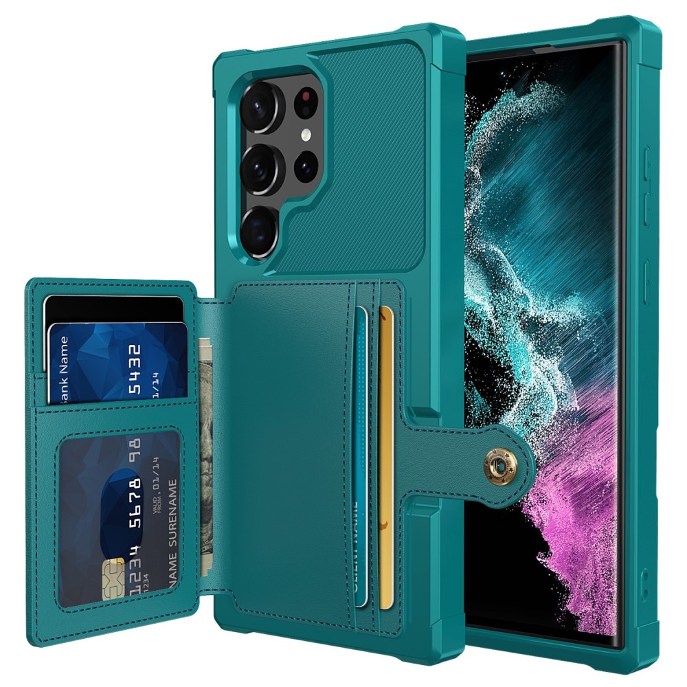 Samsung Galaxy S23 Ultra Tough Multi-slot Case Green