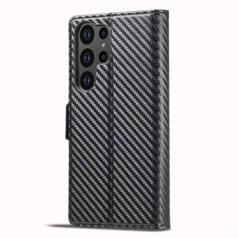 Samsung Galaxy S23 Ultra Wallet Case Carbon Fiber