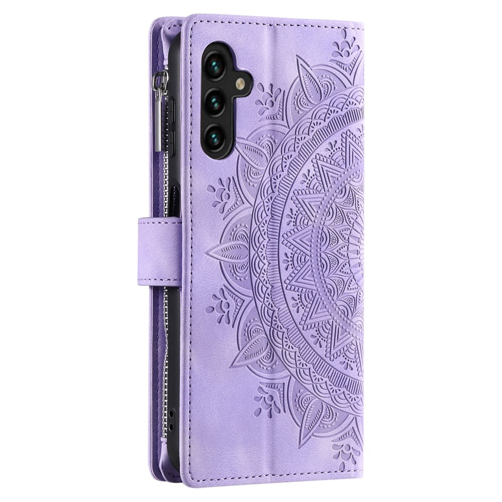 Samsung Galaxy A54 Wallet/Purse Mandala Purple