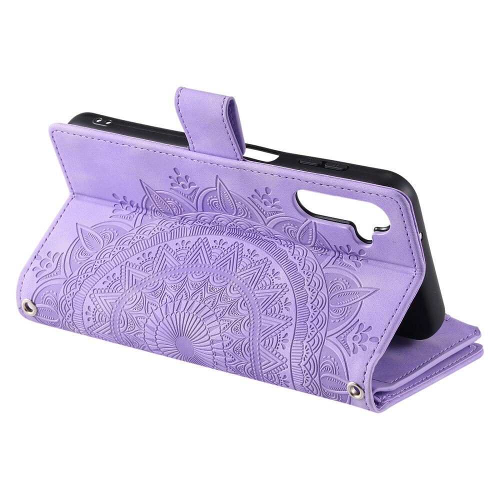 Samsung Galaxy A54 Wallet/Purse Mandala Purple