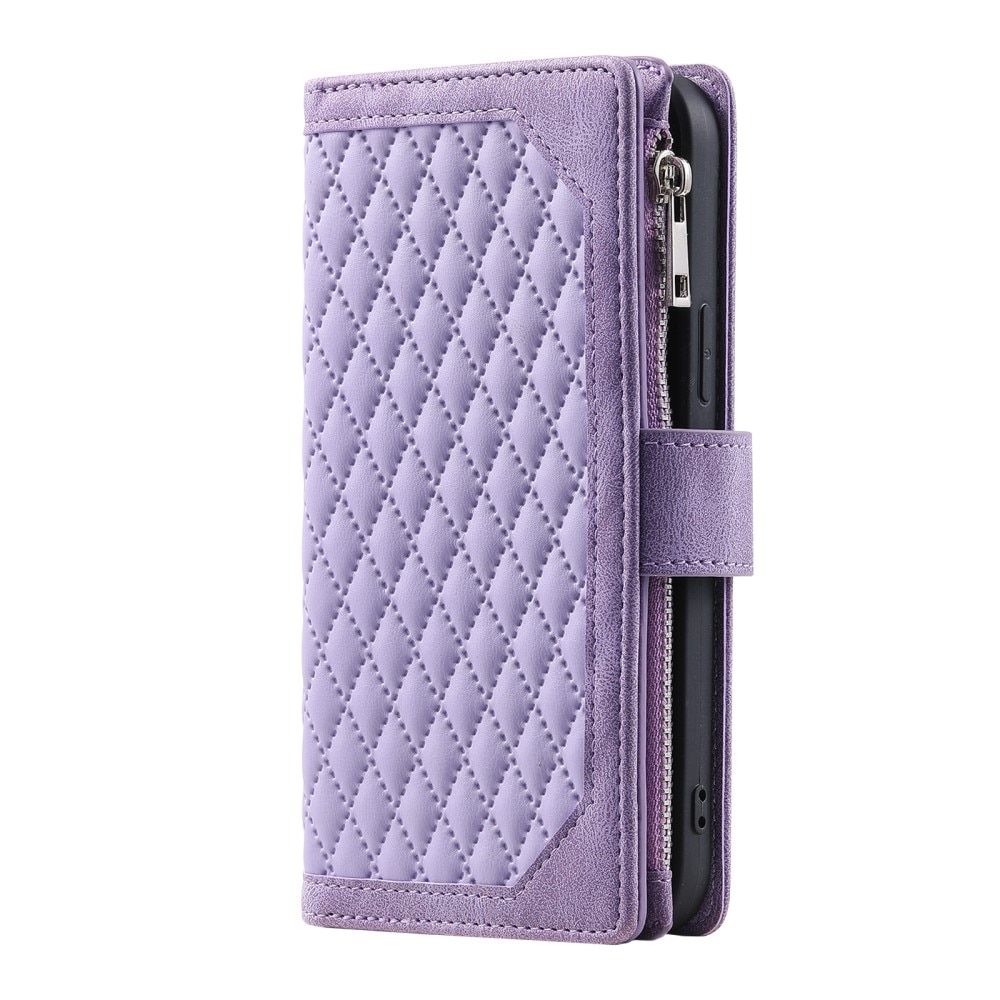 Samsung Galaxy S23 Wallet/Purse Quilted Purple