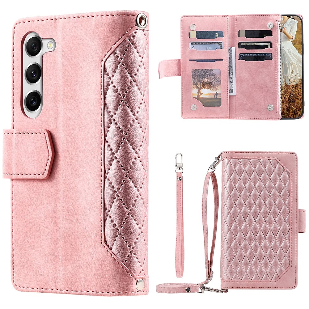 Samsung Galaxy S23 Wallet/Purse Quilted Pink