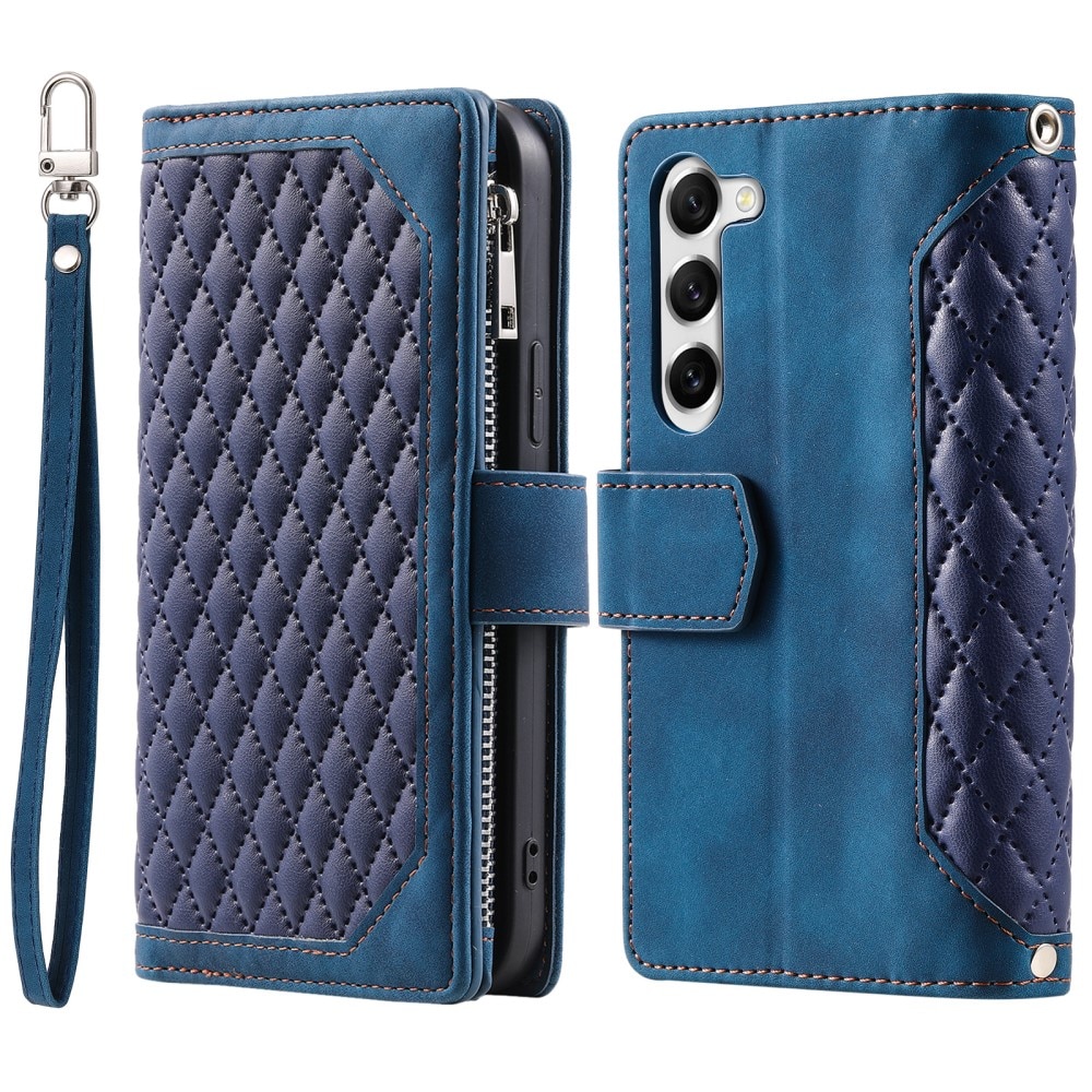 Samsung Galaxy S23 Plus Wallet/Purse Quilted Blue