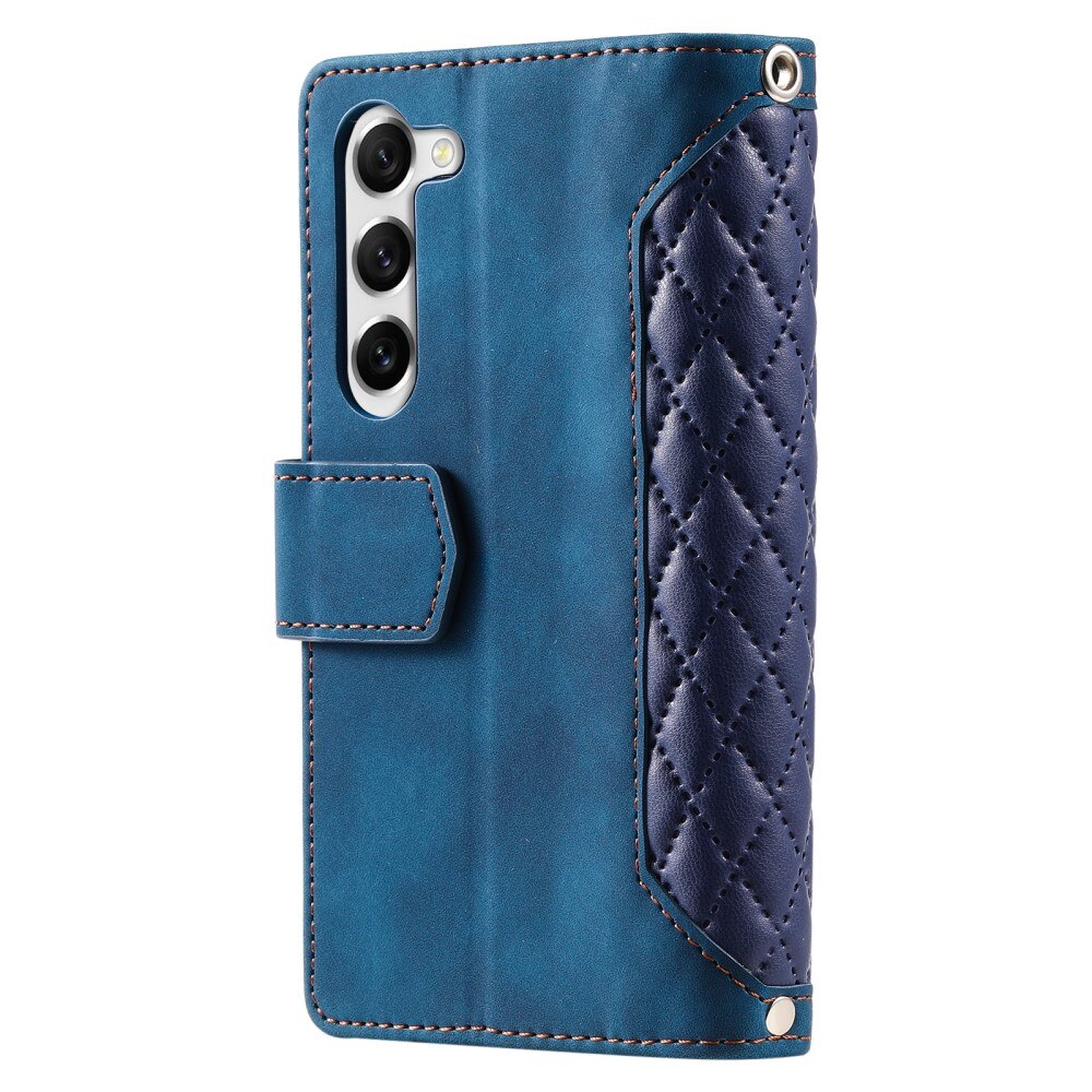 Samsung Galaxy S23 Plus Wallet/Purse Quilted Blue