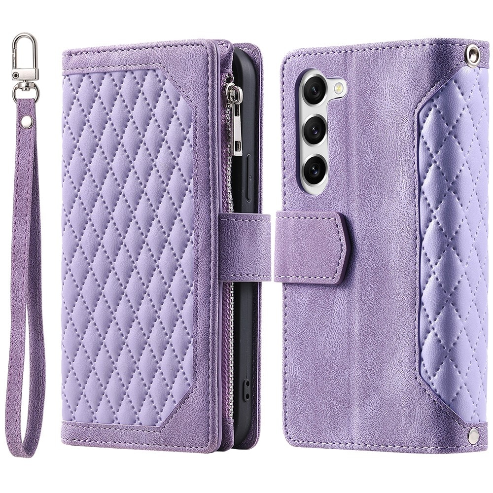 Samsung Galaxy S23 Plus Wallet/Purse Quilted Purple