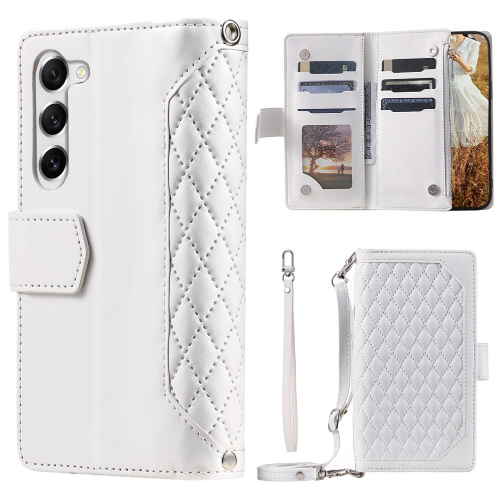 Samsung Galaxy S23 Plus Wallet/Purse Quilted White