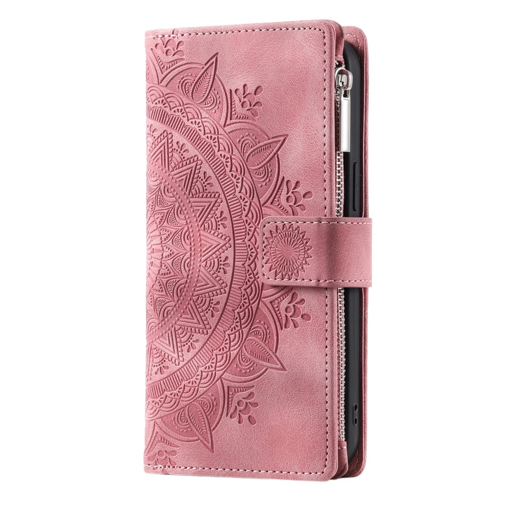 iPhone 7 Wallet/Purse Mandala Pink