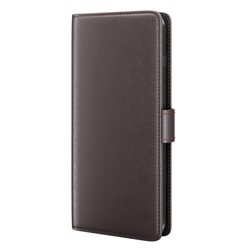 Samsung Galaxy A54 Genuine Leather Wallet Case Brown