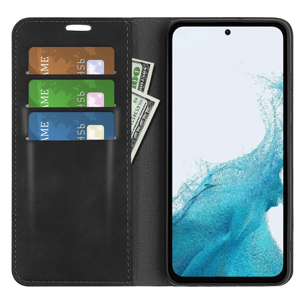 Samsung Galaxy A54 Slim Wallet Case Black